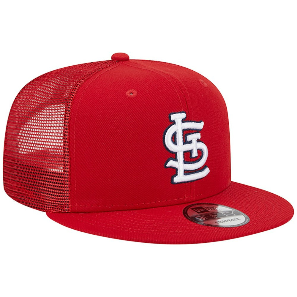 St. Louis Cardinals New Era Team Color Trucker 9FIFTY Snapback Hat - Red - New Era on Sale