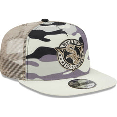 Chicago White Sox New Era Chrome Camo A-Frame 9FIFTY Trucker Snapback Hat - White - New Era Sale