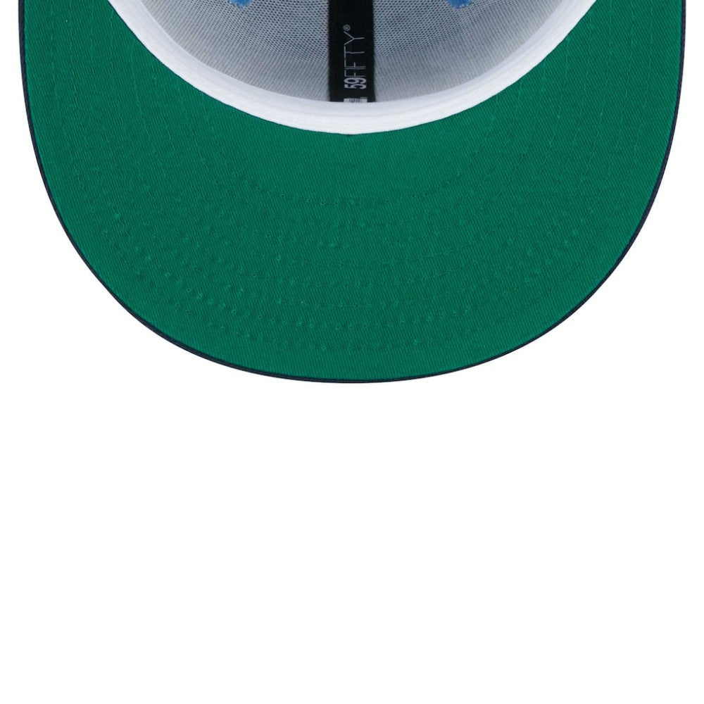 Chicago White Sox New Era Green Undervisor 59FIFTY Fitted Hat - Light Blue/Navy - New Era Lifestyle