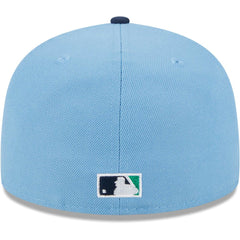 Los Angeles Dodgers New Era Green Undervisor 59FIFTY Fitted Hat - Light Blue/Navy - New Era Sale