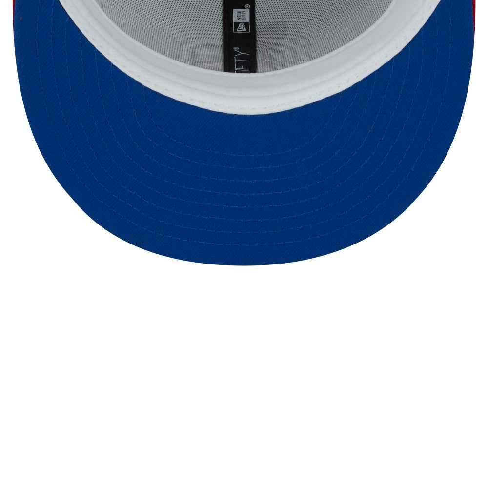 Los Angeles Dodgers New Era Undervisor 59FIFTY Fitted Hat - White/Red - New Era Sale