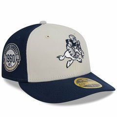 Dallas Cowboys New Era 2023 Sideline Historic Low Profile 59FIFTY Fitted Hat Cream/Navy