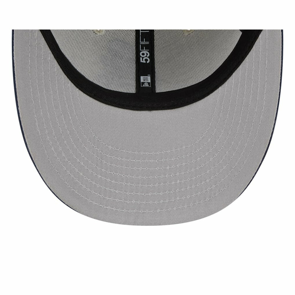 Dallas Cowboys New Era 2023 Sideline Historic Low Profile 59FIFTY Fitted Hat Cream/Navy