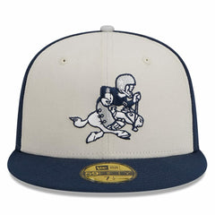 Dallas Cowboys New Era 2023 Sideline Historic 59FIFTY Fitted Hat Cream/Navy