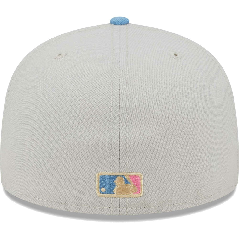 Los Angeles Dodgers New Era Beach Front 59FIFTY Fitted Hat - Natural - New Era Sale