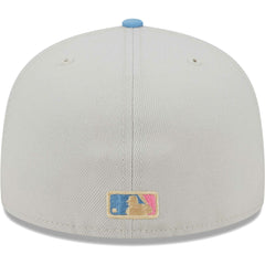 Los Angeles Dodgers New Era Beach Front 59FIFTY Fitted Hat - Natural - New Era Sale