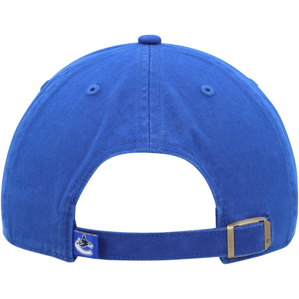 Vancouver Canucks '47 Team Clean Up Adjustable Hat - Blue - NHL 200016670