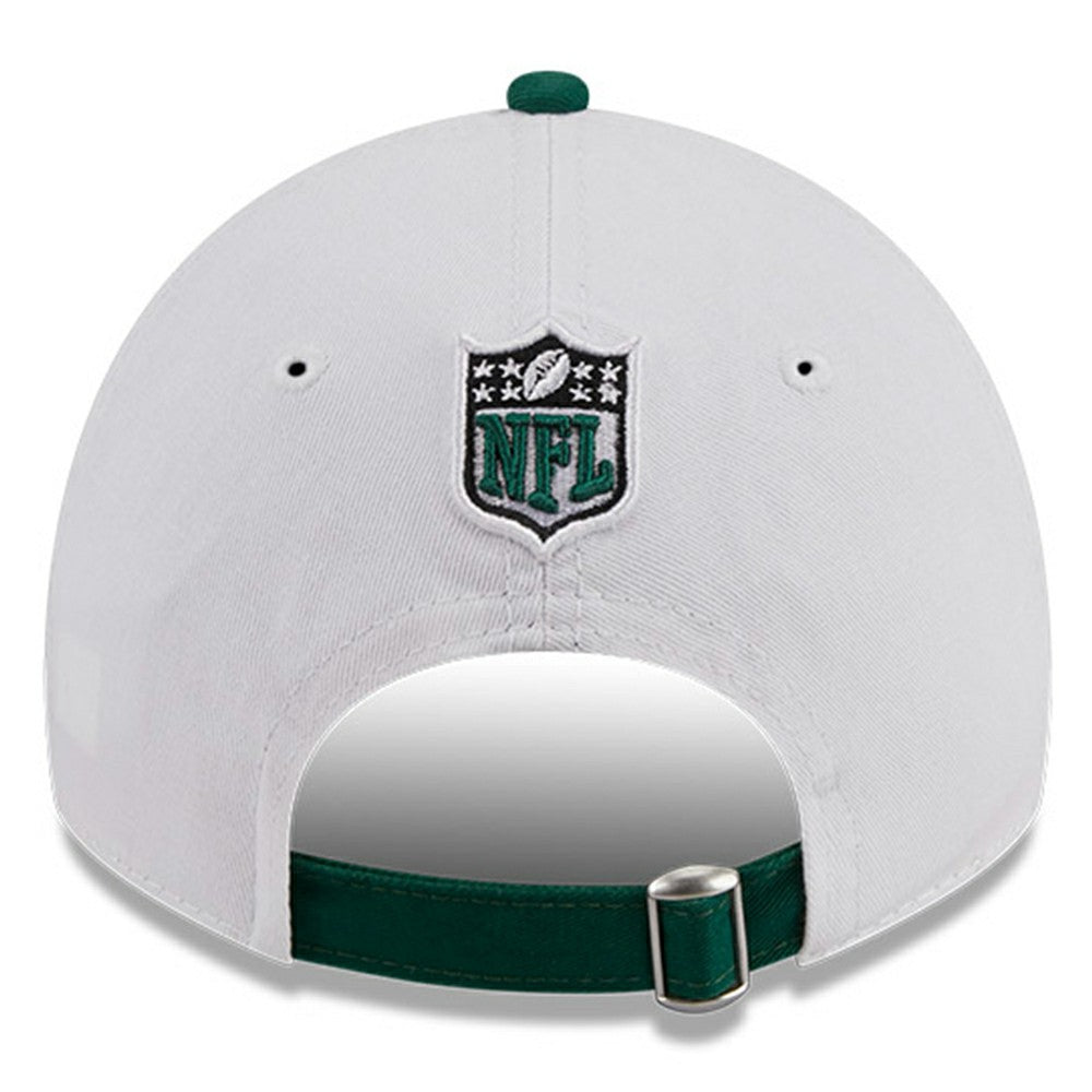 New York Jets New Era 2023 Sideline 9TWENTY Adjustable Hat White/Green