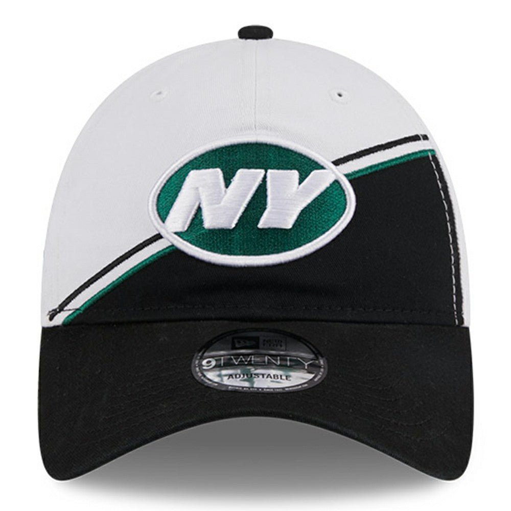 New York Jets New Era 2023 Sideline 9TWENTY Adjustable Hat White/Black