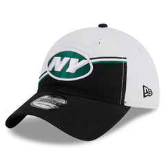 New York Jets New Era 2023 Sideline 9TWENTY Adjustable Hat White/Black
