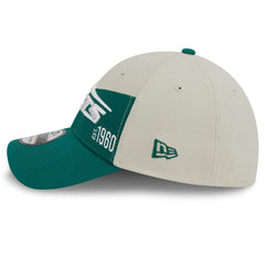 New York Jets New Era 2023 Sideline Historic 39THIRTY Flex Hat Cream/Kelly Green