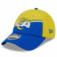Los Angeles Rams New Era 2023 Sideline 9FORTY Adjustable Hat Gold/Royal