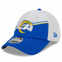 Los Angeles Rams New Era 2023 Sideline 9FORTY Adjustable Hat White/Royal