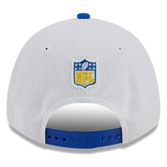 Los Angeles Rams New Era 2023 Sideline 9FORTY Adjustable Hat White/Royal