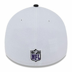Baltimore Ravens New Era 2023 Sideline 39THIRTY Flex Hat White/Black
