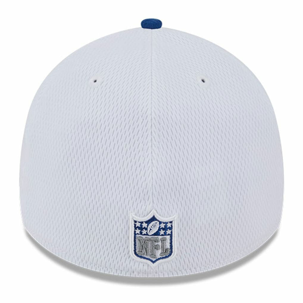 Indianapolis Colts New Era 2023 Sideline 39THIRTY Flex Hat White/Royal