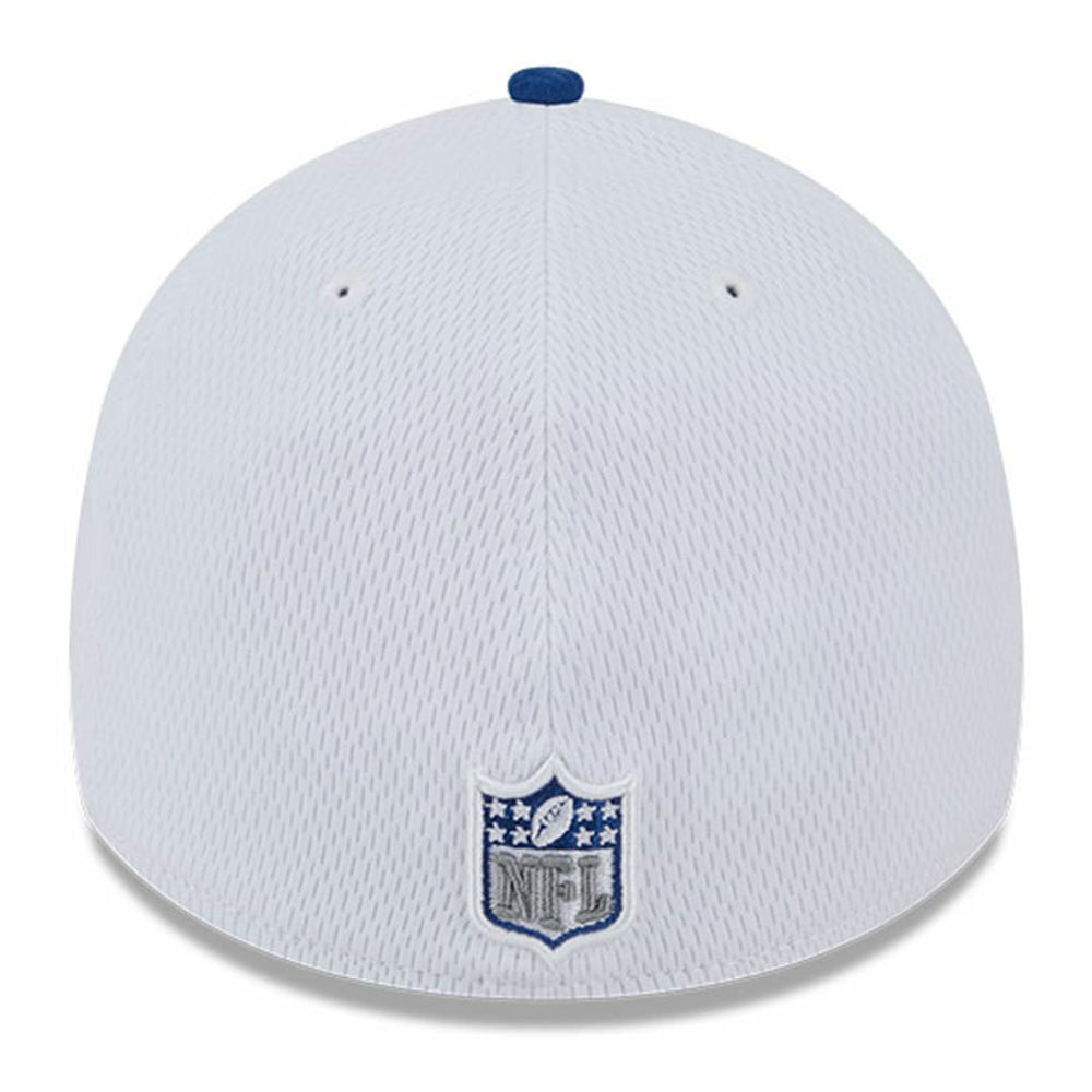 Indianapolis Colts New Era 2023 Sideline 39THIRTY Flex Hat White/Royal