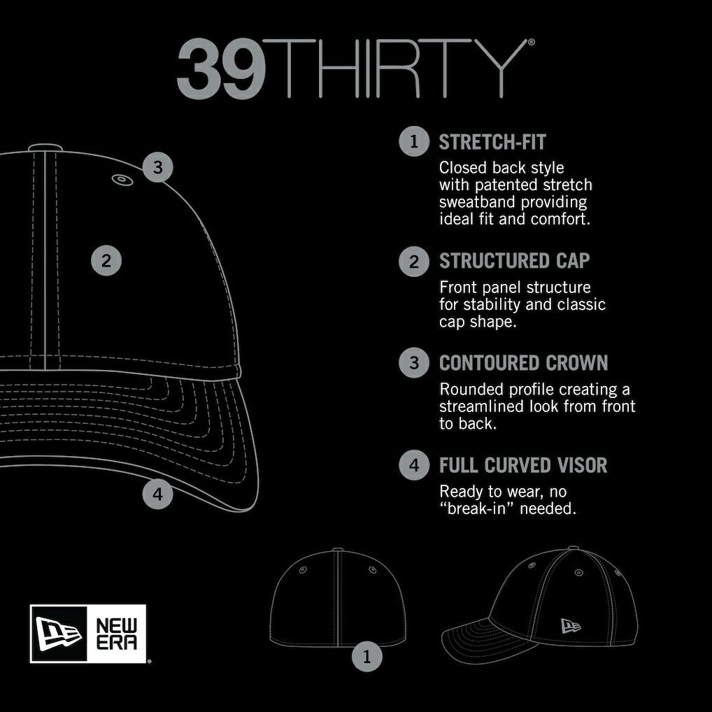Las Vegas Raiders New Era 2023 Sideline 39THIRTY Flex Hat White/Black