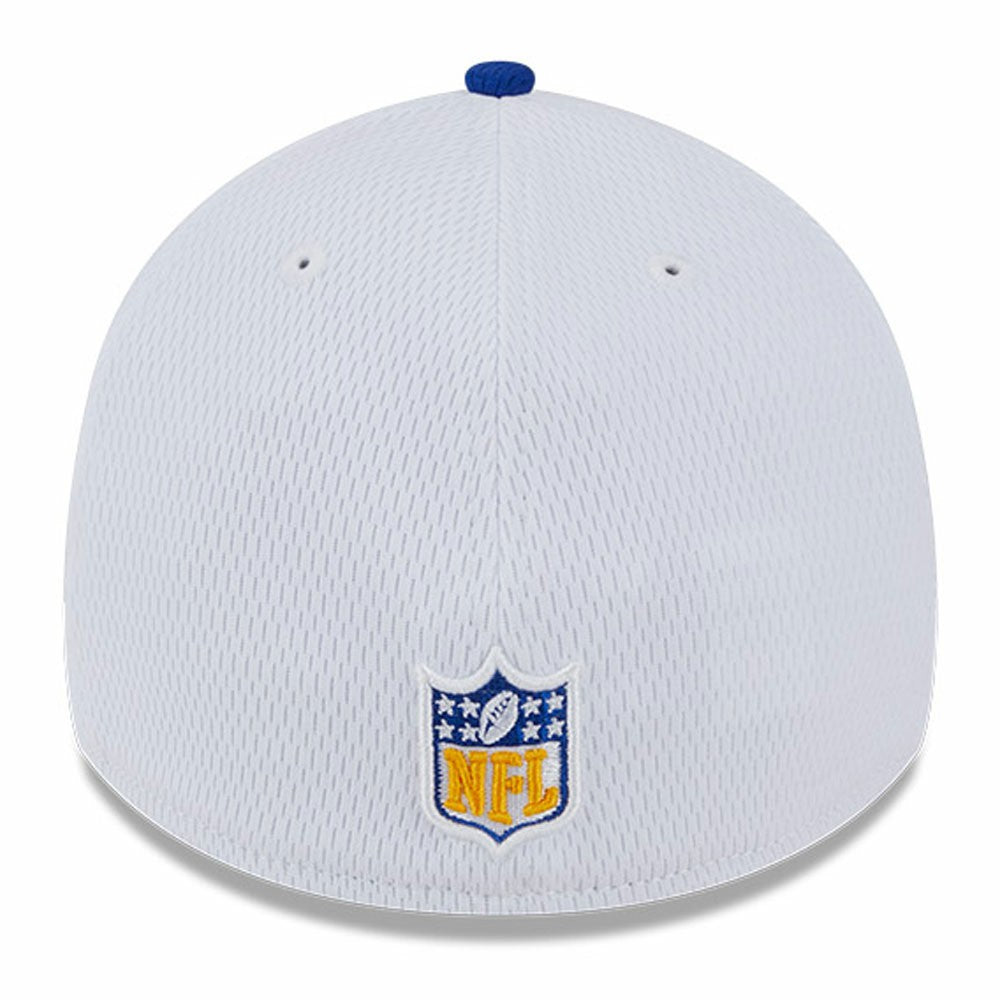 Los Angeles Chargers New Era 2023 Sideline 39THIRTY Flex Hat White/Blue