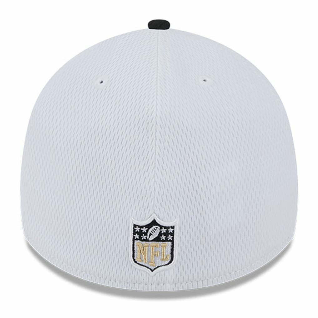 New Orleans Saints New Era 2023 Sideline 39THIRTY Flex Hat White/Black