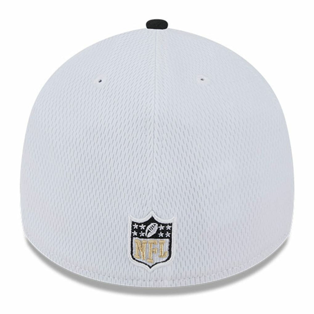 New Orleans Saints New Era 2023 Sideline 39THIRTY Flex Hat White/Black