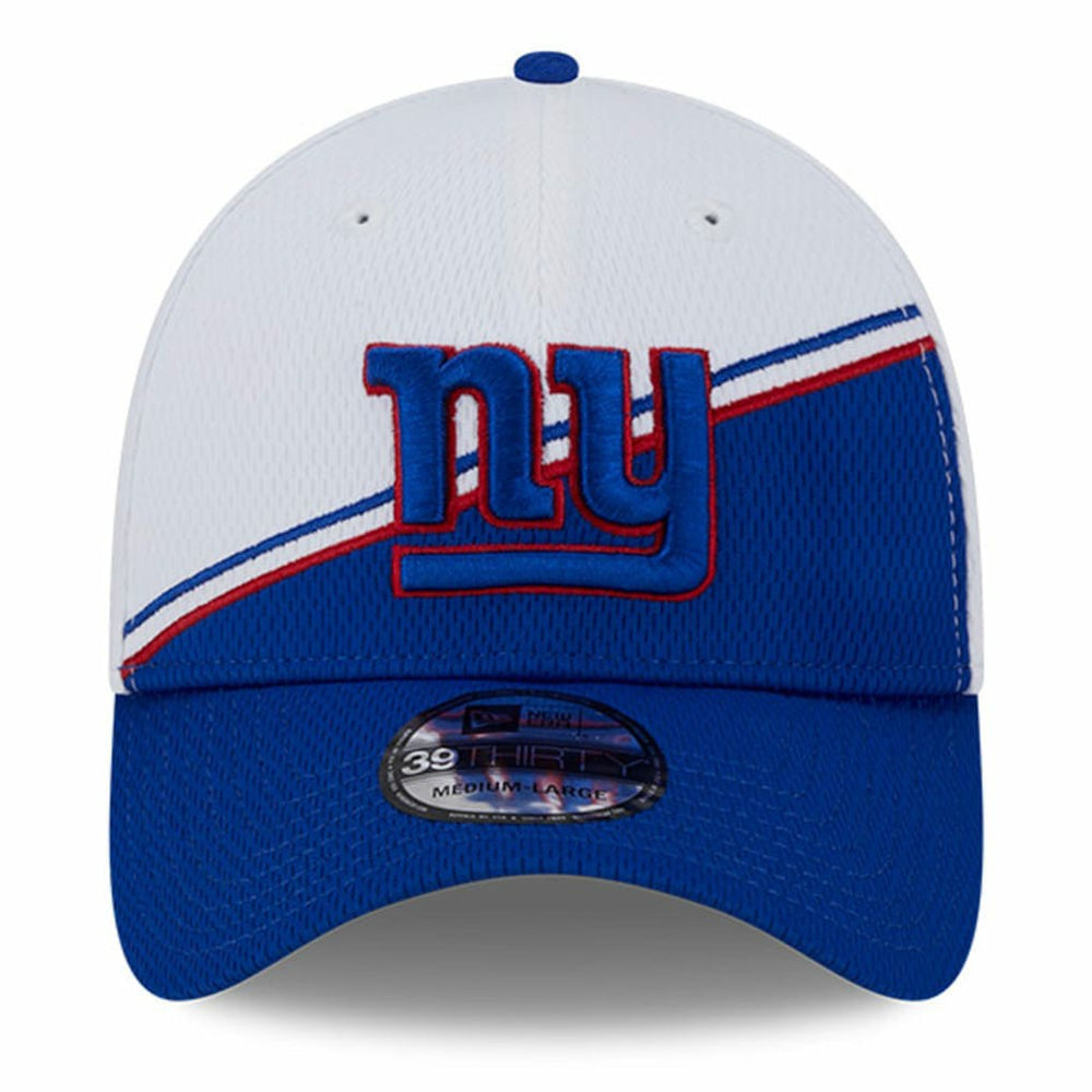 New York Giants New Era 2023 Sideline 39THIRTY Flex Hat White/Royal