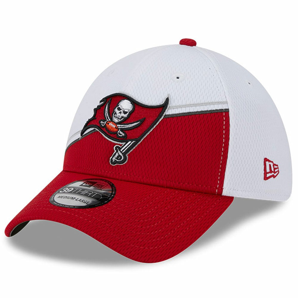 Tampa Bay Buccaneers New Era 2023 Sideline 39THIRTY Flex Hat White/Red