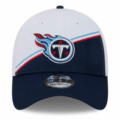 Tennessee Titans New Era 2023 Sideline 39THIRTY Flex Hat White/Navy