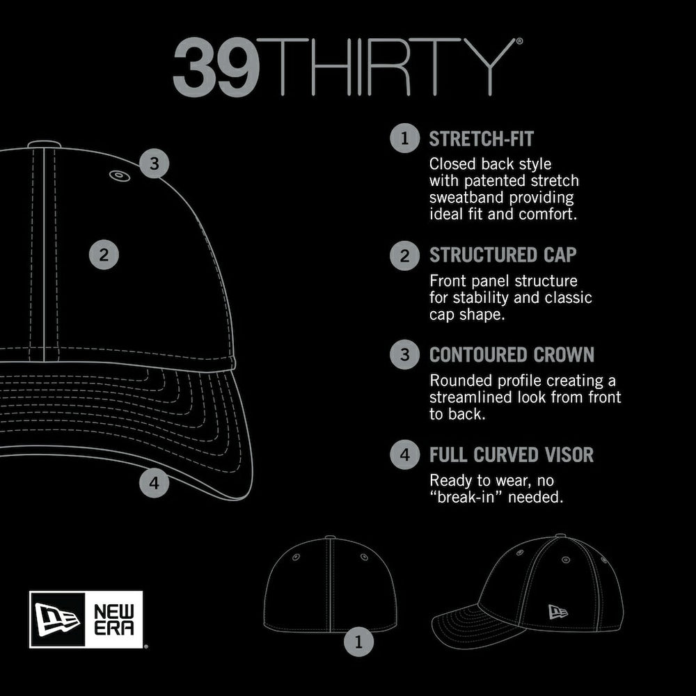 Washington Commanders New Era 2023 Sideline 39THIRTY Flex Hat White/Burgundy