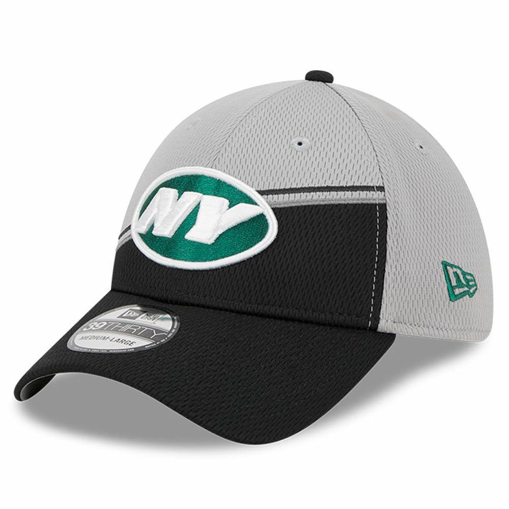 New York Jets New Era 2023 Sideline 39THIRTY Flex Hat Gray/Black