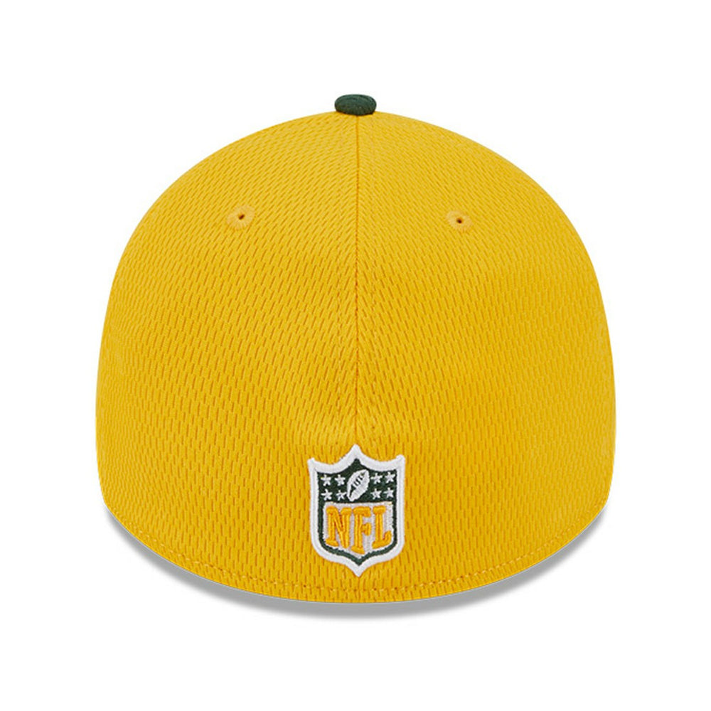 Green Bay Packers New Era 2023 Sideline 39THIRTY Flex Hat Gold/Green