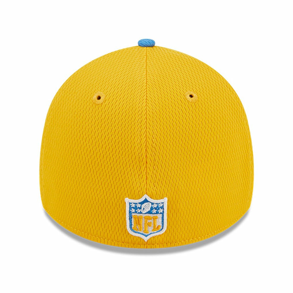 Los Angeles Chargers New Era 2023 Sideline 39THIRTY Flex Hat Gold/Powder Blue