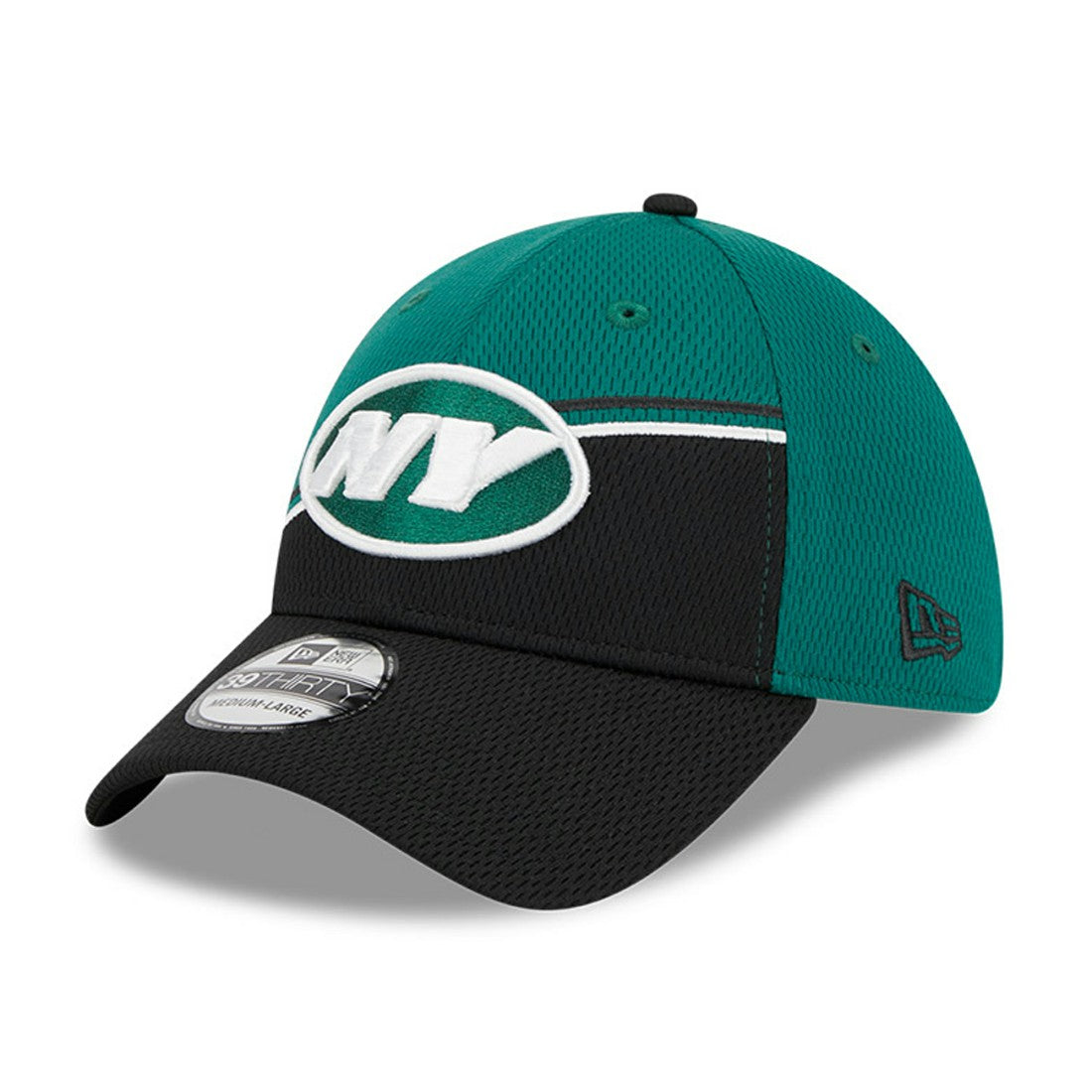 New York Jets New Era 2023 Sideline 39THIRTY Flex Hat Green/Black