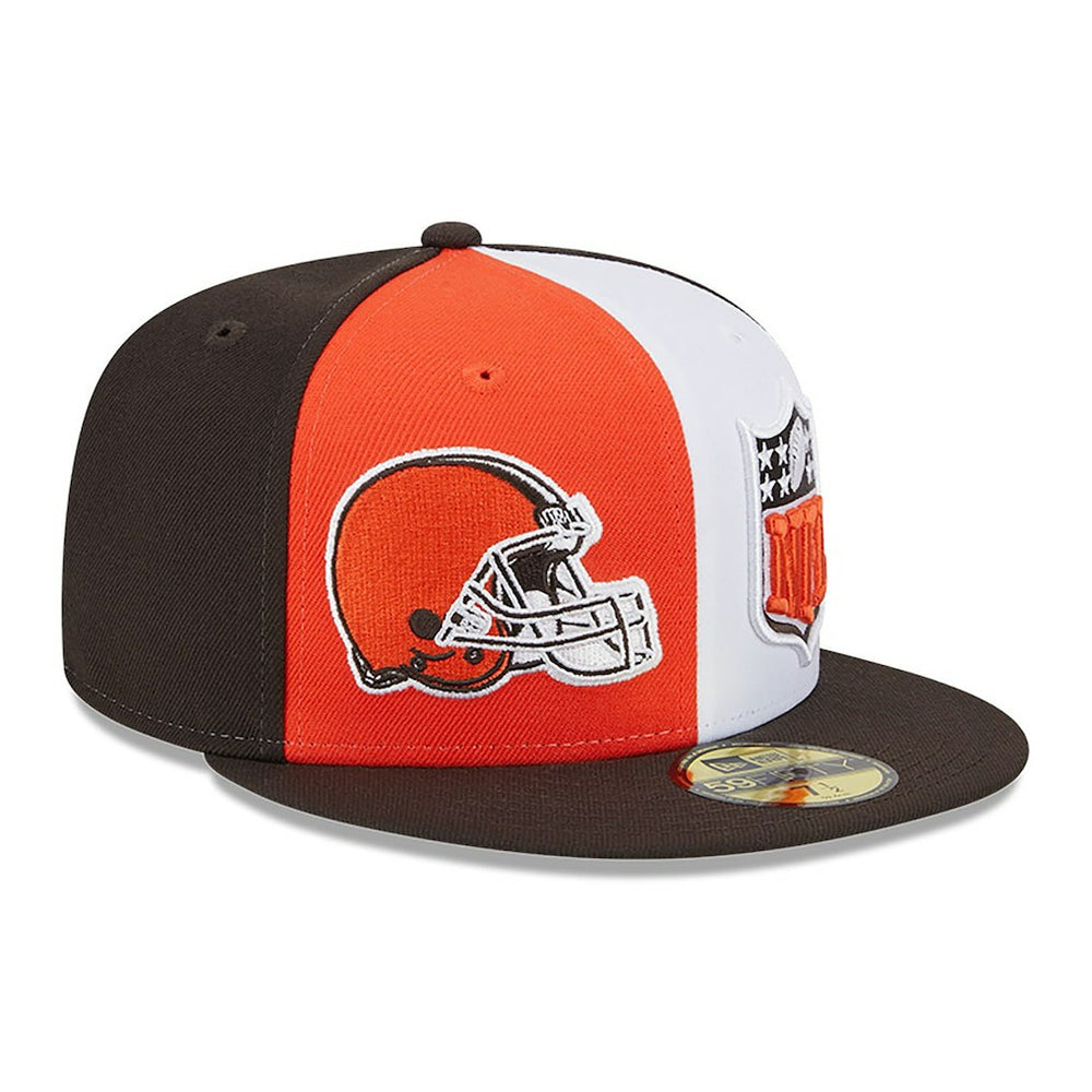 Cleveland Browns New Era 2023 Sideline 59FIFTY Fitted Hat Orange/Brown