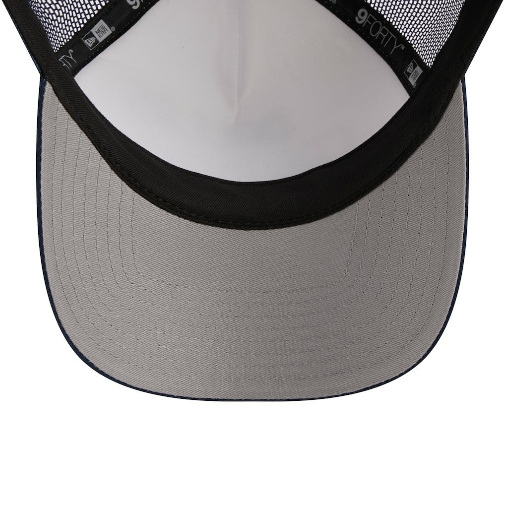 Dallas Cowboys New Era Stacked A-Frame Trucker 9FORTY Adjustable Hat White/Navy