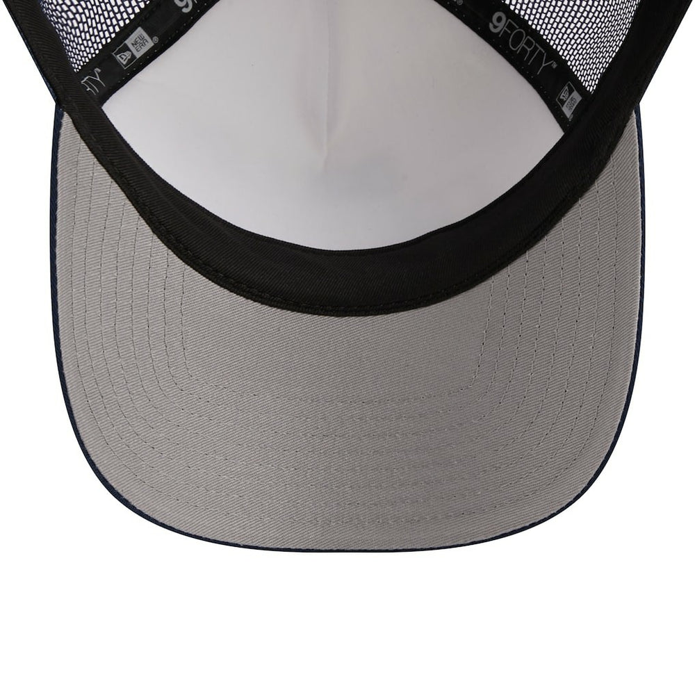 Dallas Cowboys New Era Stacked A-Frame Trucker 9FORTY Adjustable Hat White/Navy