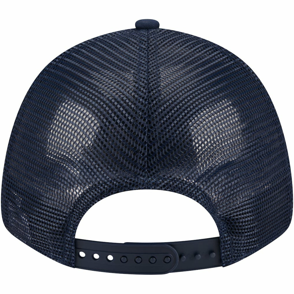 Dallas Cowboys New Era Plate 9FORTY Trucker Adjustable Hat Navy