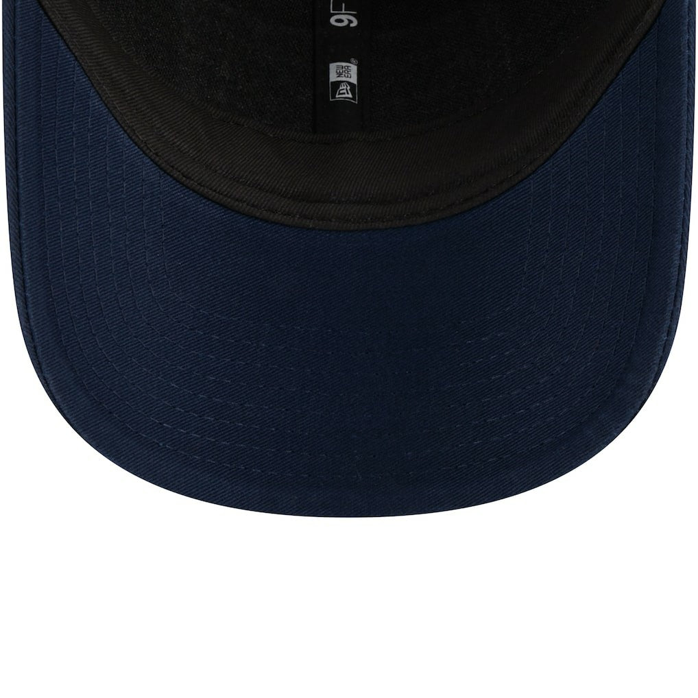 Dallas Cowboys New Era Plate 9FORTY Trucker Adjustable Hat Navy