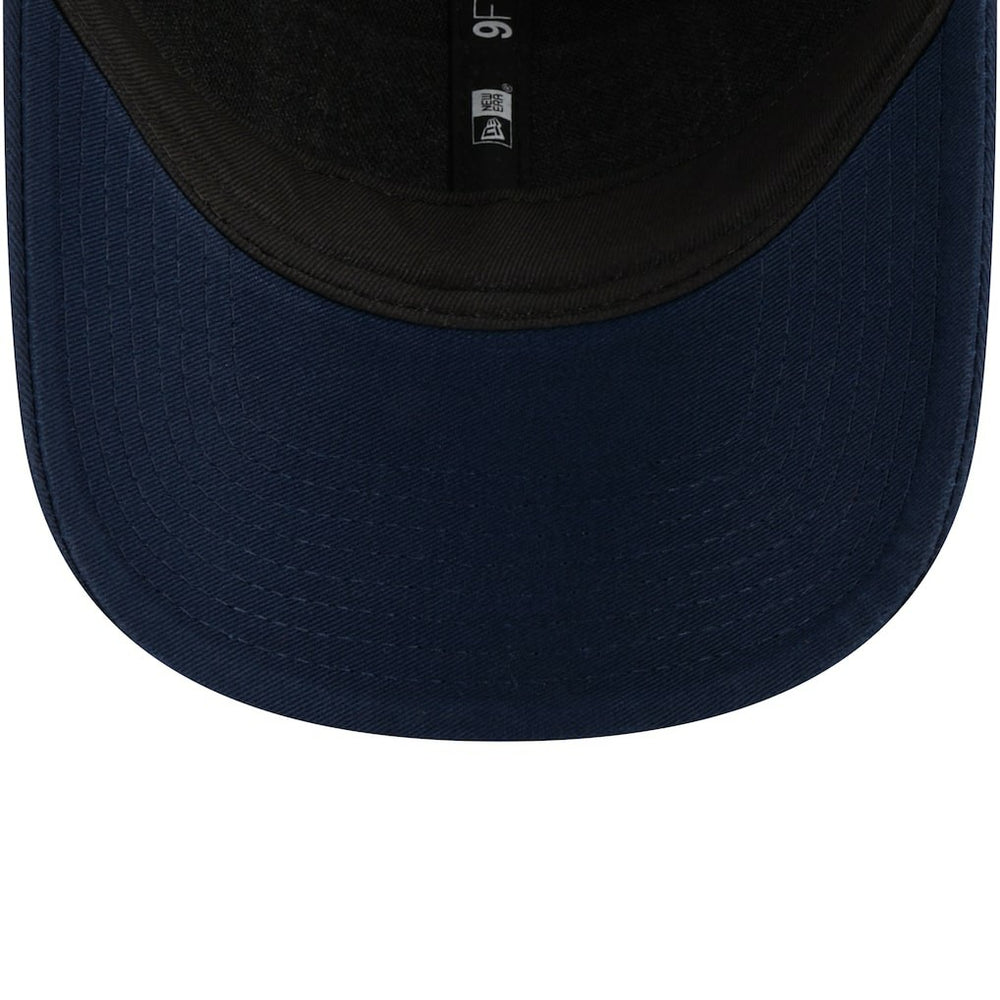Dallas Cowboys New Era Plate 9FORTY Trucker Adjustable Hat Navy