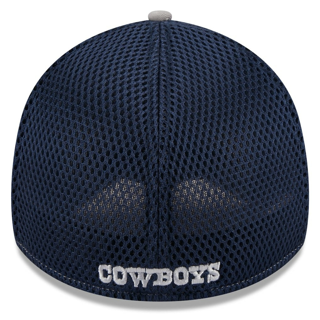Dallas Cowboys New Era Pipe 39THIRTY Flex Hat Gray