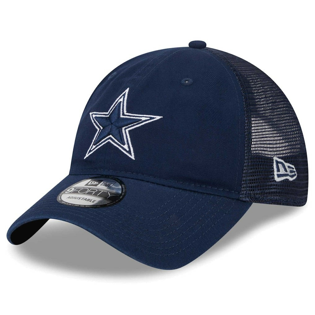 Dallas Cowboys New Era Distinct 9TWENTY Adjustable Hat Navy