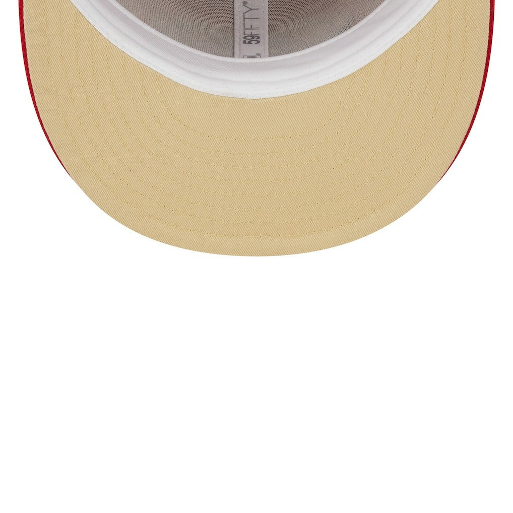 San Francisco 49ers New Era Gradient 59FIFTY Fitted Hat Scarlet