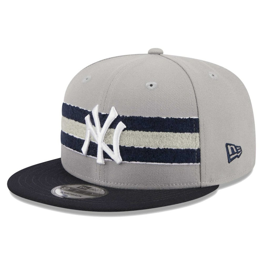 New York Yankees New Era Band 9FIFTY Snapback Hat - Gray/Navy - New Era Discount