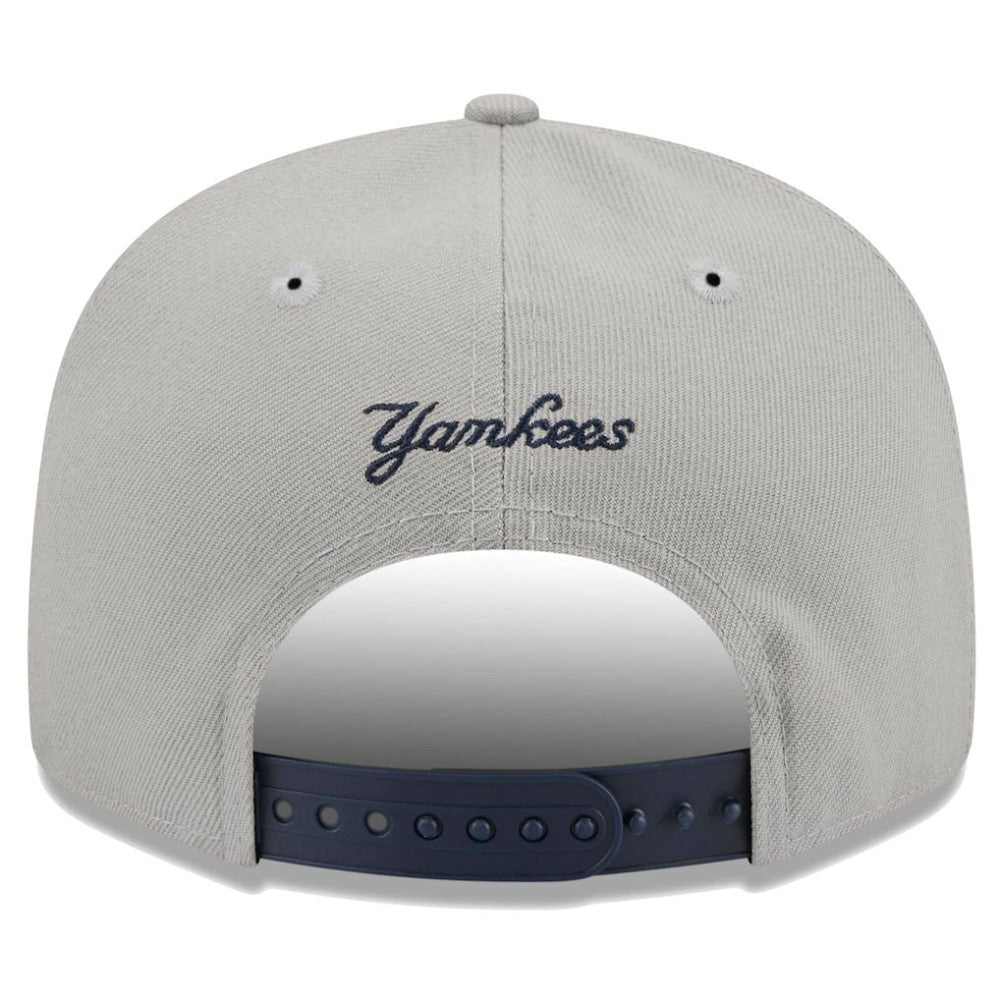 New York Yankees New Era Band 9FIFTY Snapback Hat - Gray/Navy - New Era Discount