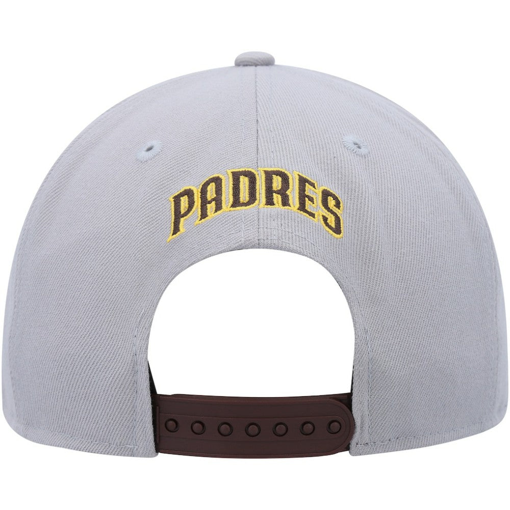 San Diego Padres New Era Band 9FIFTY Snapback Hat - Gray/Brown - New Era Online