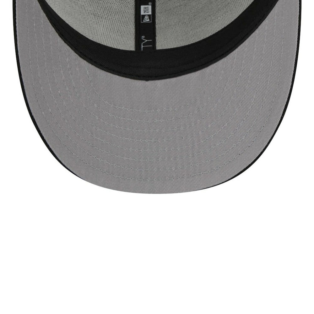 Chicago White Sox New Era Circle Trucker Low Profile 9FIFTY Snapback Hat - Black - New Era Discount