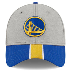 Golden State Warriors Striped 39THIRTY Flex Hat for sale Gray/Royal | New Era Near Me