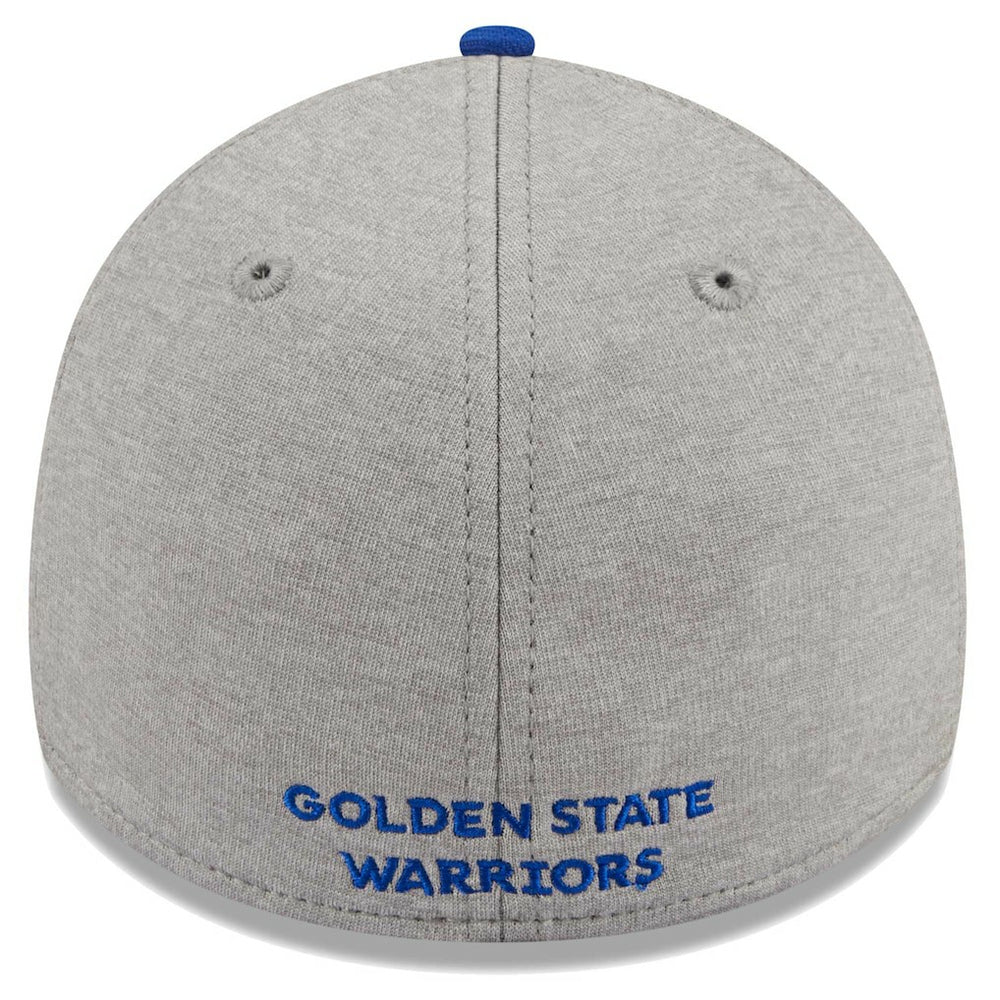 Golden State Warriors Striped 39THIRTY Flex Hat for sale Gray/Royal | New Era Near Me