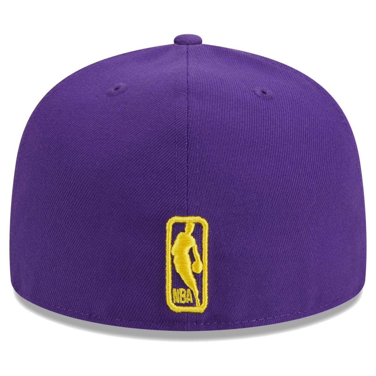 Los Angeles Lakers Big Arch Text 59FIFTY Fitted Hat Purple | New Era Lifestyle
