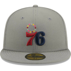 Philadelphia 76ers Color Pack 59FIFTY Fitted Hat Gray | New Era discount